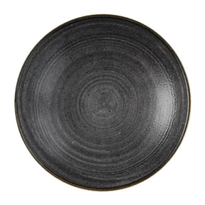FS841 Churchill Stonecast Raw Coupe Bowl Black 184mm (Pack of 12) - JD Catering Equipment Solutions Ltd