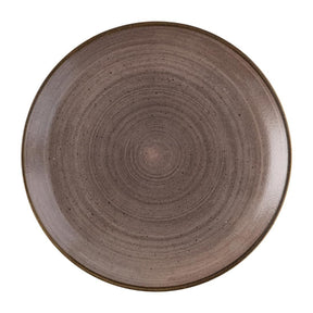 FS846 Churchill Stonecast Raw Evolve Coupe Plate Brown 286mm (Pack of 12) - JD Catering Equipment Solutions Ltd