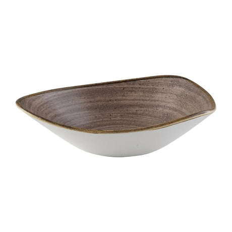 FS854 Churchill Stonecast Raw Lotus Bowl Brown 229mm (Pack of 12) - JD Catering Equipment Solutions Ltd