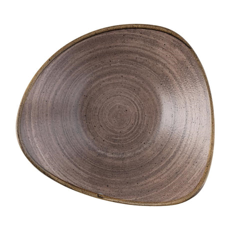 FS854 Churchill Stonecast Raw Lotus Bowl Brown 229mm (Pack of 12) JD Catering Equipment Solutions Ltd