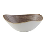 FS855 Churchill Stonecast Raw Lotus Bowl Brown 178mm (Pack of 12) JD Catering Equipment Solutions Ltd