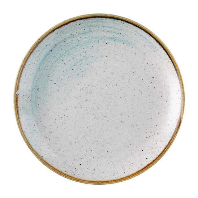 FS858 Churchill Stonecast Accents Evolve Coupe Plate Duck egg 219mm (Pack of 12) JD Catering Equipment Solutions Ltd