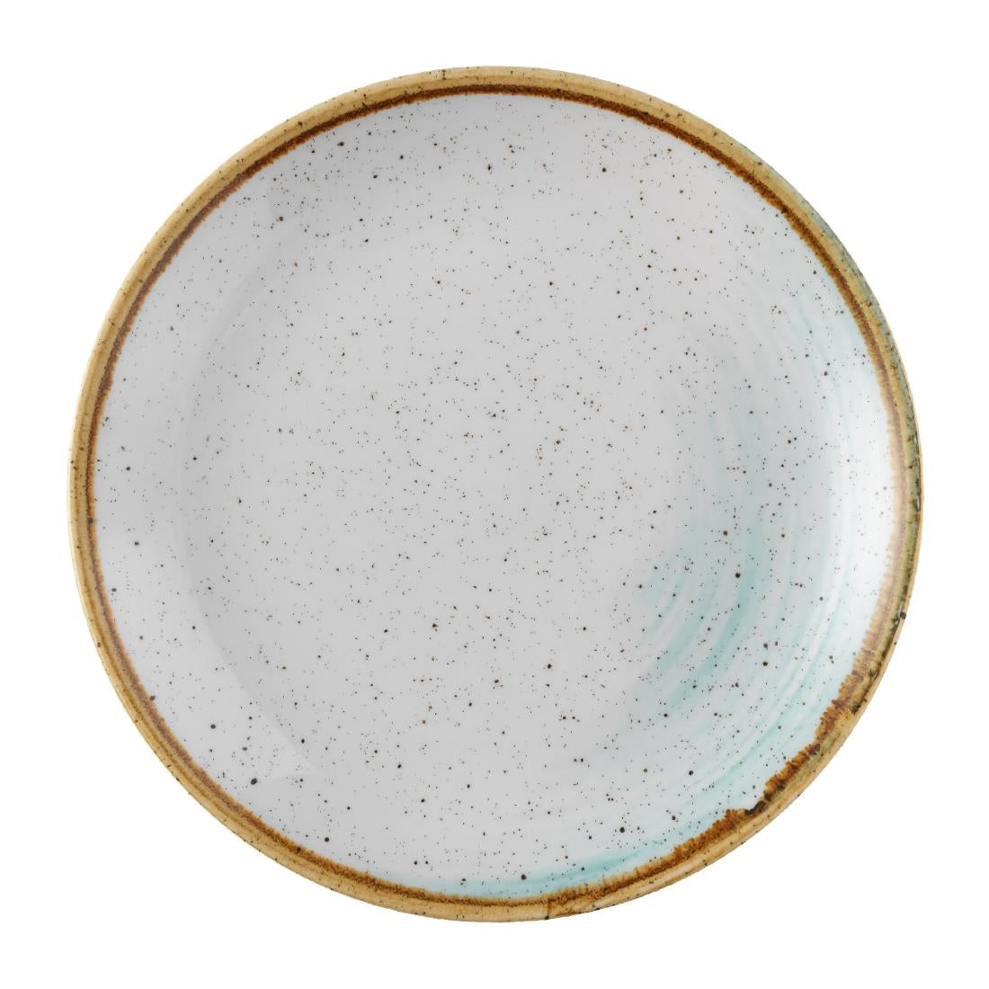 FS859 Churchill Stonecast Accents Evolve Coupe Plate Duck egg 165mm (Pack of 12) JD Catering Equipment Solutions Ltd