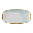 FS866 Churchill Stonecast Accents Chefs Oblong Plate Duck egg 287x152mm (Pack of 12) JD Catering Equipment Solutions Ltd