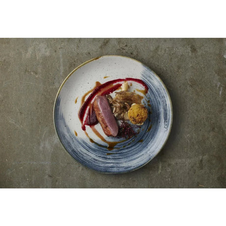 FS869 Churchill Stonecast Accents Evolve Coupe Plate Blueberry 260mm (Pack of 12) - JD Catering Equipment Solutions Ltd
