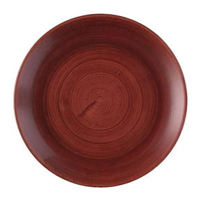FS882 Churchill Stonecast Patina Evolve Coupe Plate Red Rust 219mm (Pack of 12) - JD Catering Equipment Solutions Ltd
