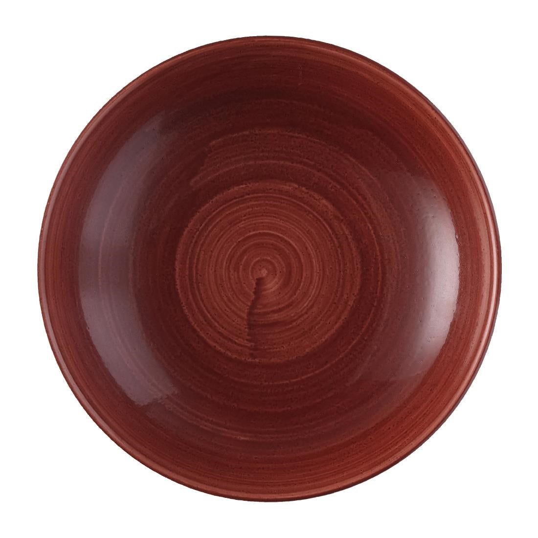 FS884 Churchill Stonecast Patina Evolve Coupe Bowl Red Rust 248mm (Pack of 12) JD Catering Equipment Solutions Ltd