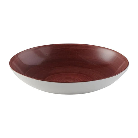 FS884 Churchill Stonecast Patina Evolve Coupe Bowl Red Rust 248mm (Pack of 12) - JD Catering Equipment Solutions Ltd