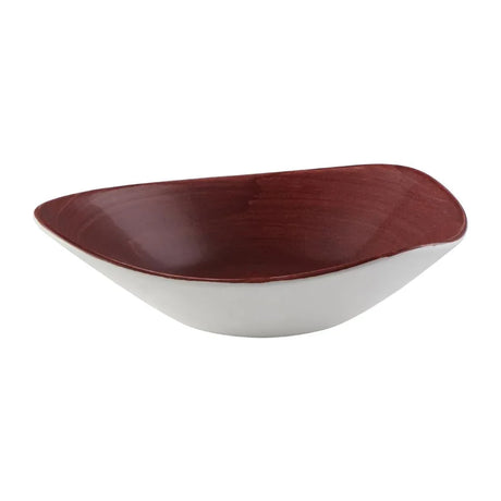 FS886 Churchill Stonecast Patina Lotus Bowl Red Rust 235mm (Pack of 12) - JD Catering Equipment Solutions Ltd