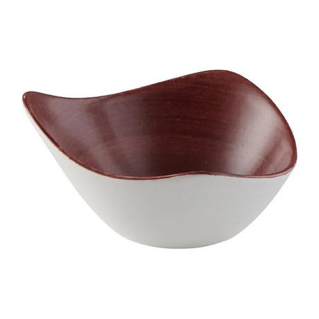 FS887 Churchill Stonecast Patina Triangular Bowl Red Rust 152mm (Pack of 12) - JD Catering Equipment Solutions Ltd