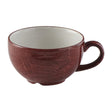 FS891 Churchill Stonecast Patina Cappuccino Cup Red Rust 227ml (Pack of 12) JD Catering Equipment Solutions Ltd