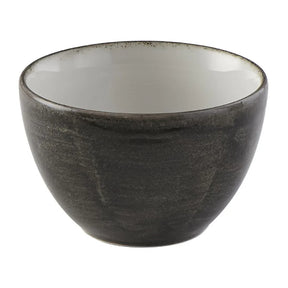 FS903 Churchill Stonecast Patina Profile Sugar Bowl Iron Black 227ml (Pack of 12) - JD Catering Equipment Solutions Ltd