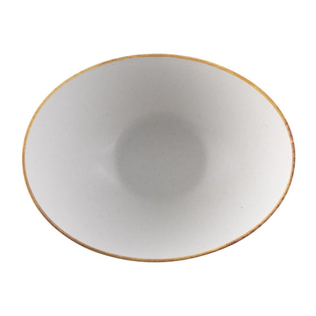 FS910 Churchill Melamine Stonecast Moonstone Buffet Bowl 360mm (Pack of 2) JD Catering Equipment Solutions Ltd