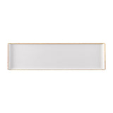 FS911 Churchill Melamine Stonecast Rectangular Buffet Tray 559x152mm (Pack of 4) JD Catering Equipment Solutions Ltd