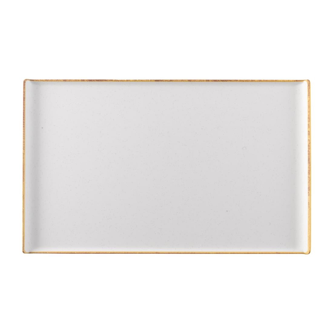 FS912 Churchill Melamine Stonecast Rectangular Buffet Tray 530x325mm (Pack of 2) JD Catering Equipment Solutions Ltd