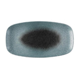 FS931 Churchill Raku Duo Chefs Oblong Plate Topaz Quartz 348x189mm (Pack of 6) JD Catering Equipment Solutions Ltd