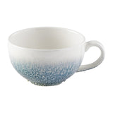 FS933 Churchill Raku Duo Cappuccino Cup Topaz Blue 227ml (Pack of 12) JD Catering Equipment Solutions Ltd