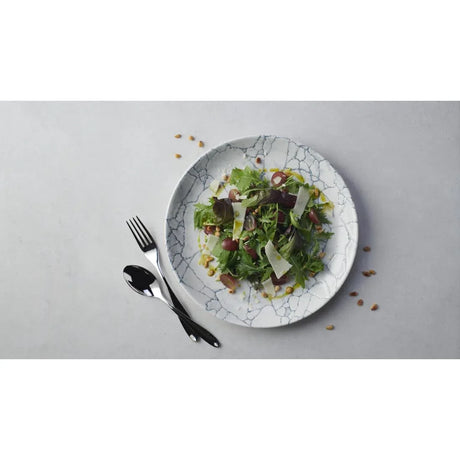 FS937 Churchill Studio Prints Kintsugi Pearl Evolve Coupe Plate Grey 286mm (Pack of 12) - JD Catering Equipment Solutions Ltd