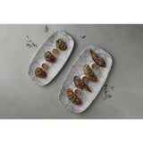 FS942 Churchill Studio Prints Kintsugi Pearl Chefs Oblong Plate Grey 287x152mm (Pack of 12) JD Catering Equipment Solutions Ltd