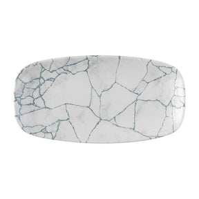 FS942 Churchill Studio Prints Kintsugi Pearl Chefs Oblong Plate Grey 287x152mm (Pack of 12) - JD Catering Equipment Solutions Ltd