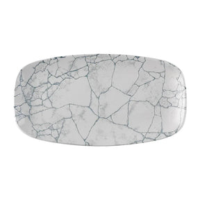 FS943 Churchill Studio Prints Kintsugi Pearl Chefs Oblong Plate Grey 348x189mm (Pack of 6) - JD Catering Equipment Solutions Ltd