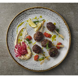 FS945 Churchill Studio Prints Homespun Accents Jasper Evolve Coupe Plate Grey 260mm (Pack of 12) JD Catering Equipment Solutions Ltd