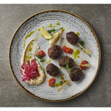 FS947 Churchill Studio Prints Homespun Accents Jasper Evolve Coupe Plate Grey 165mm (Pack of 12) JD Catering Equipment Solutions Ltd