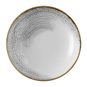 FS948 Churchill Studio Prints Homespun Accents Jasper Evolve Coupe Bowl Grey 248mm (Pack of 12) - JD Catering Equipment Solutions Ltd