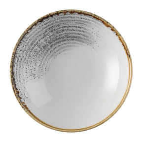 FS949 Churchill Studio Prints Homespun Accents Jasper Coupe Bowl Grey 184mm (Pack of 12) - JD Catering Equipment Solutions Ltd