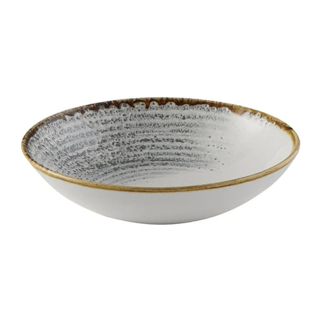 FS949 Churchill Studio Prints Homespun Accents Jasper Coupe Bowl Grey 184mm (Pack of 12) - JD Catering Equipment Solutions Ltd