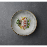 FS949 Churchill Studio Prints Homespun Accents Jasper Coupe Bowl Grey 184mm (Pack of 12) JD Catering Equipment Solutions Ltd