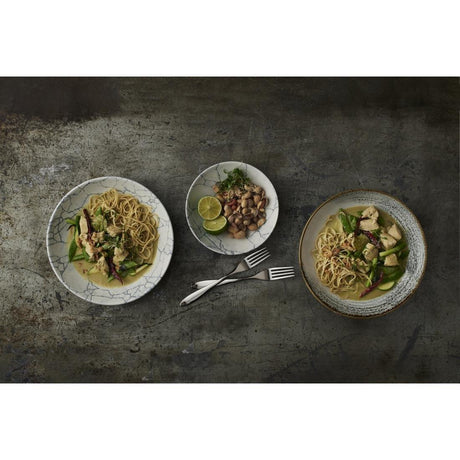 FS949 Churchill Studio Prints Homespun Accents Jasper Coupe Bowl Grey 184mm (Pack of 12) - JD Catering Equipment Solutions Ltd