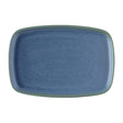 FS952 Churchill Emerge Oslo Oblong Plate Blue 222x152mm (Pack of 6) JD Catering Equipment Solutions Ltd