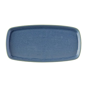 FS954 Churchill Emerge Oslo Oblong Plate Blue 287x146mm (Pack of 6) - JD Catering Equipment Solutions Ltd