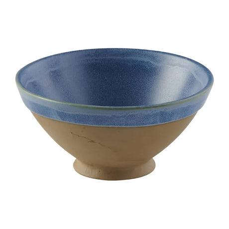 FS955 Churchill Emerge Oslo Footed Bowl Blue 155mm (Pack of 6) - JD Catering Equipment Solutions Ltd