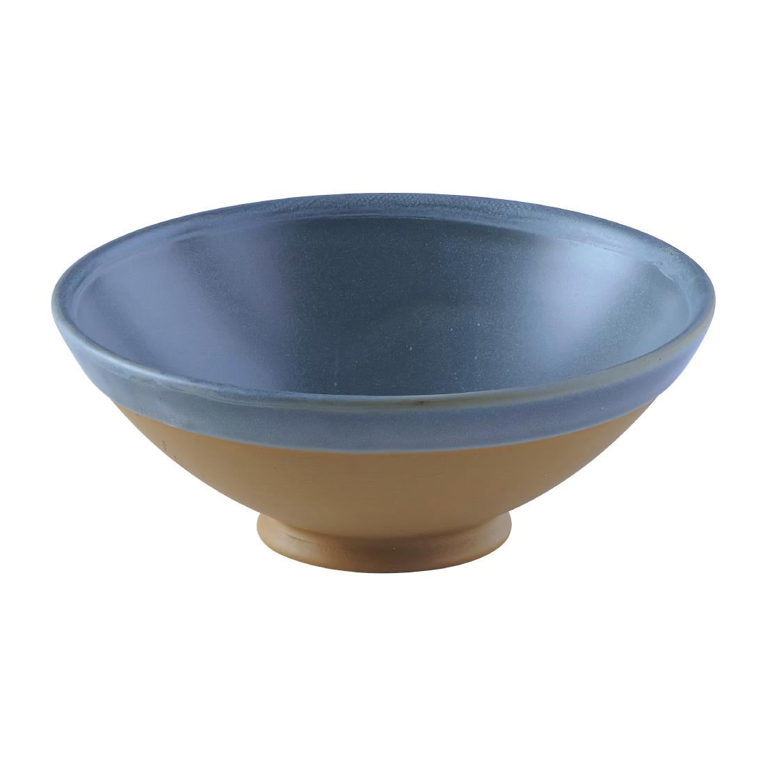 FS956 Churchill Emerge Oslo Footed Bowl Blue 200mm (Pack of 6) JD Catering Equipment Solutions Ltd