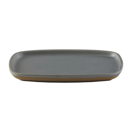 FS957 Churchill Emerge Seattle Oblong Plate Grey 222x152mm (Pack of 6) - JD Catering Equipment Solutions Ltd