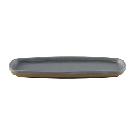 FS958 Churchill Emerge Seattle Oblong Plate Grey 254x77mm (Pack of 6) - JD Catering Equipment Solutions Ltd