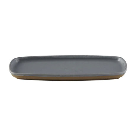 FS959 Churchill Emerge Seattle Oblong Plate Grey 287x146mm (Pack of 6) - JD Catering Equipment Solutions Ltd