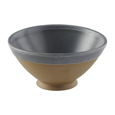 FS960 Churchill Emerge Seattle Footed Bowl Grey 155mm (Pack of 6) - JD Catering Equipment Solutions Ltd