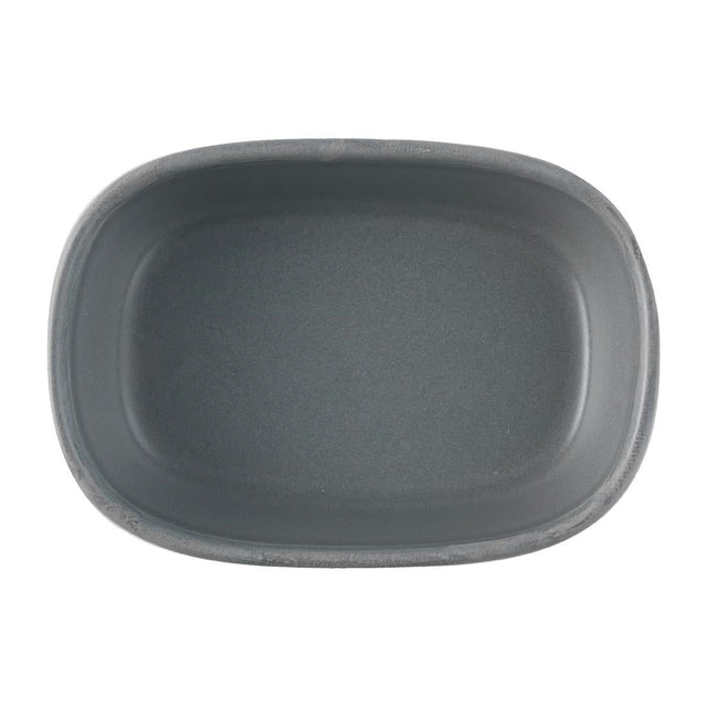 FS971 Churchill Emerge Seattle Dish Grey 170x120x50mm (Pack of 6) JD Catering Equipment Solutions Ltd