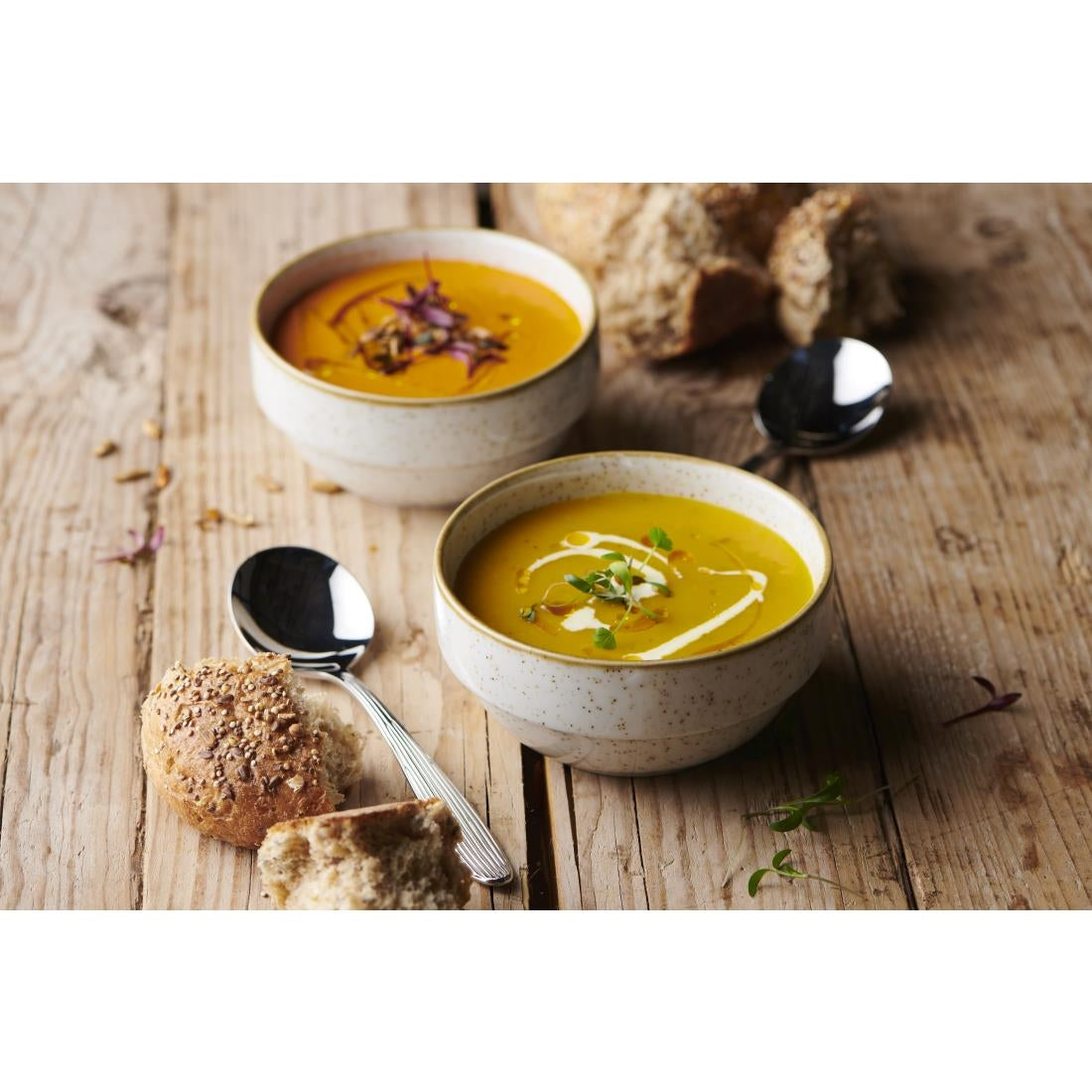 FS989 Churchill Agano Soup Spoon (Pack of 12) JD Catering Equipment Solutions Ltd