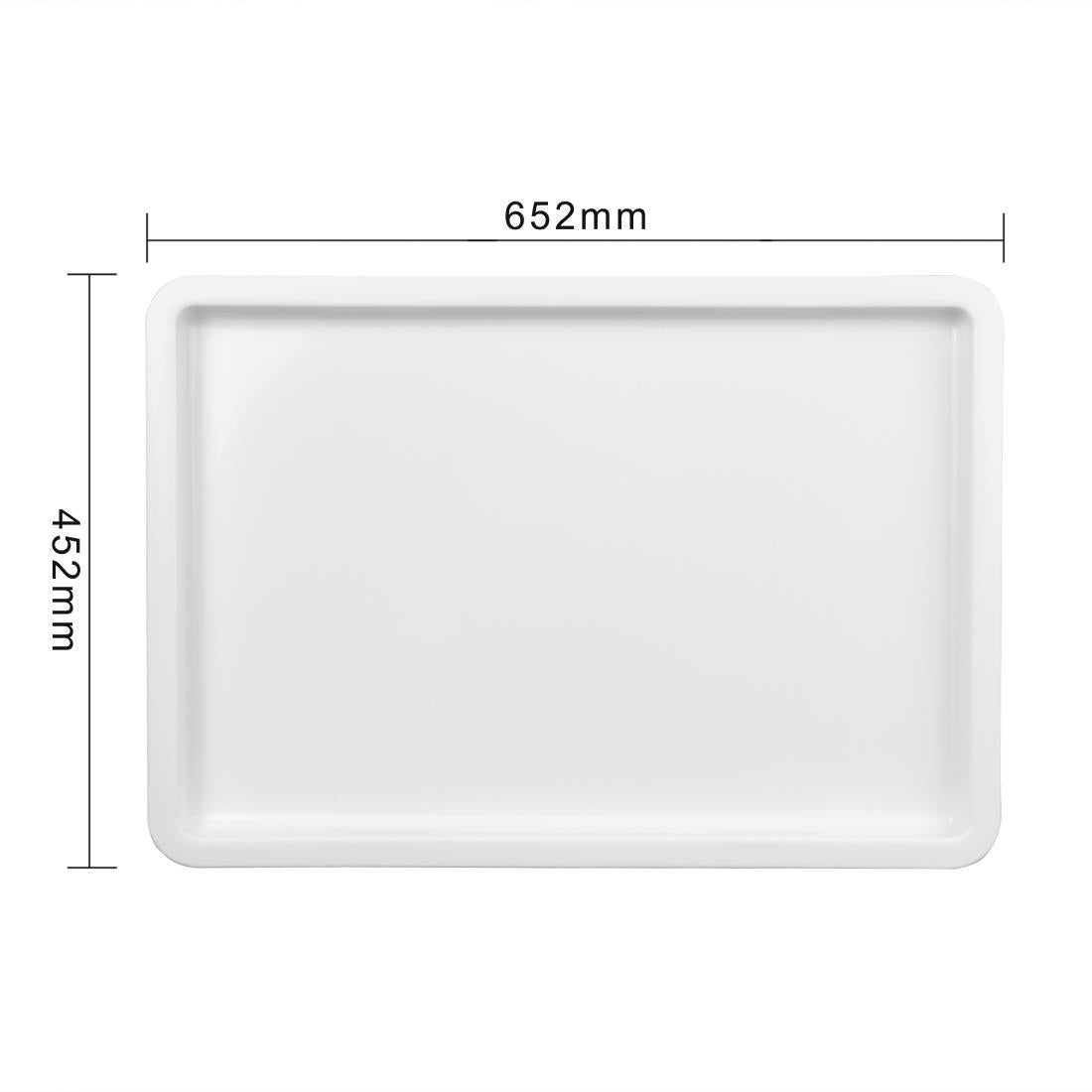 FS999 Vogue PP Dough Box Lid 650 x 455 x 45mm JD Catering Equipment Solutions Ltd