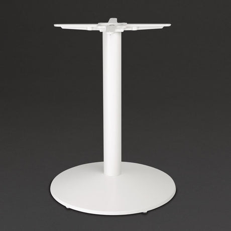 FT029 Bolero Cast Iron Round Table Base White JD Catering Equipment Solutions Ltd