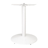 FT029 Bolero Cast Iron Round Table Base White JD Catering Equipment Solutions Ltd