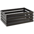 FT151 APS Superbox Coated Wooden Crate Black 555 x 350mm JD Catering Equipment Solutions Ltd