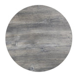 FT292 Bolero Pre-Drilled Round Melamine Table Top Ash Grey 600mm JD Catering Equipment Solutions Ltd