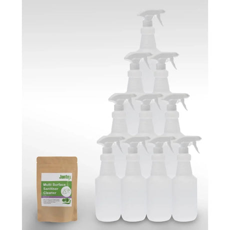 FT322 Jantex Green Kitchen Surface Sanitiser Sachets (Pack of 10) - JD Catering Equipment Solutions Ltd