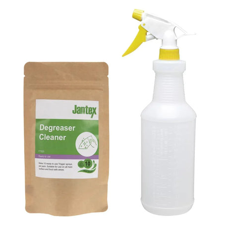 FT323 Jantex Green Kitchen Degreaser Cleaner Sachets (Pack of 10) - JD Catering Equipment Solutions Ltd