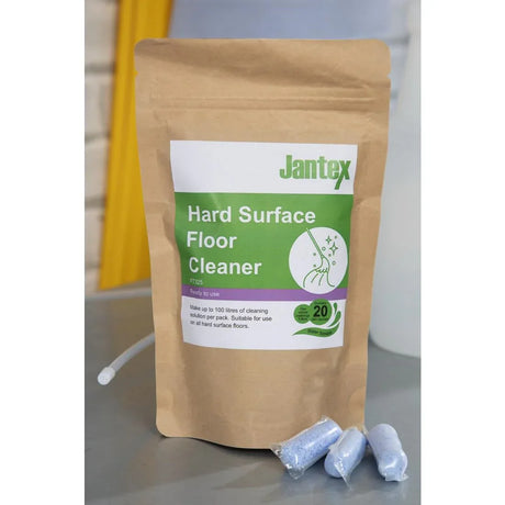 FT325 Jantex Green Hard Surface Floor Cleaner Sachets (Pack of 20) - JD Catering Equipment Solutions Ltd